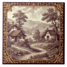 Bourgogne Pastoral Fransk Toile Vingård Landsbygd