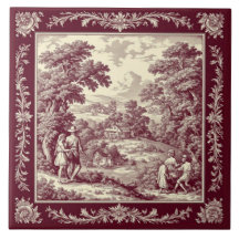 Bourgogne Pastoralt Fransk Toile Vingård Landsbygd