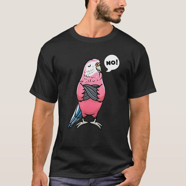Bourkes Parrot Bird Parakeet 3 T Shirt (Framsida)