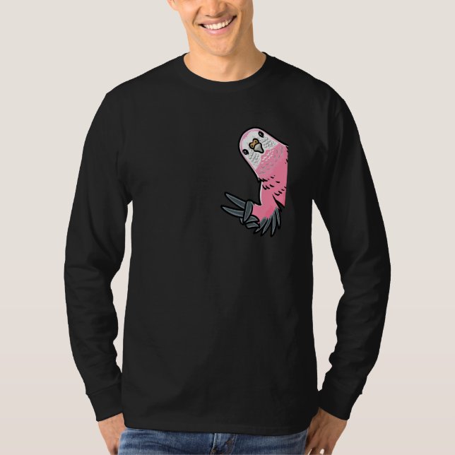 Bourkes Parrot Bird Parakeet T Shirt (Framsida)