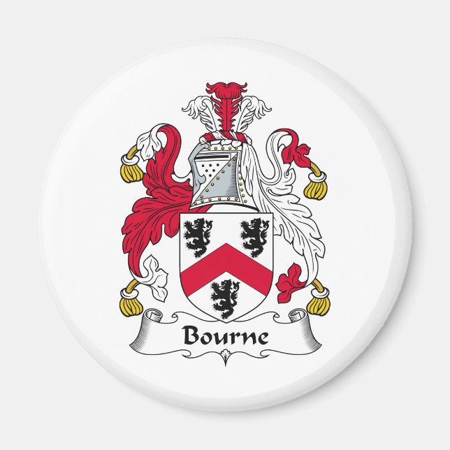 Bourne Family Crest Magnet (Framsidan)