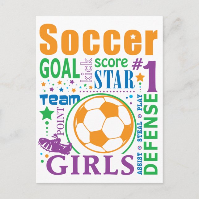 Bourne Soccer Vykort (Framsida)