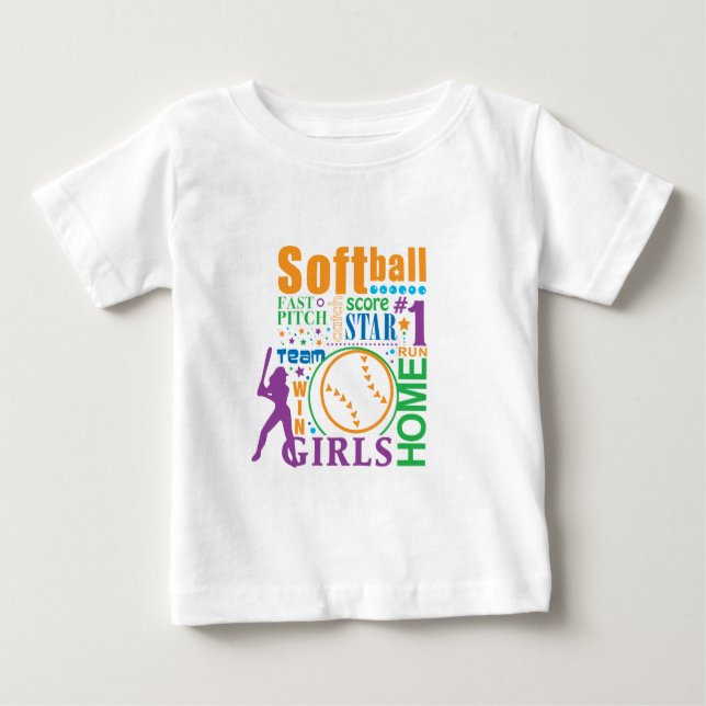 Bourne Softball T Shirt (Framsida)