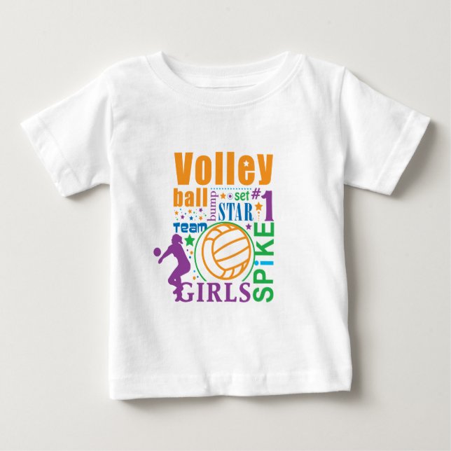 Bourne Volleyball Tee Shirt (Framsida)