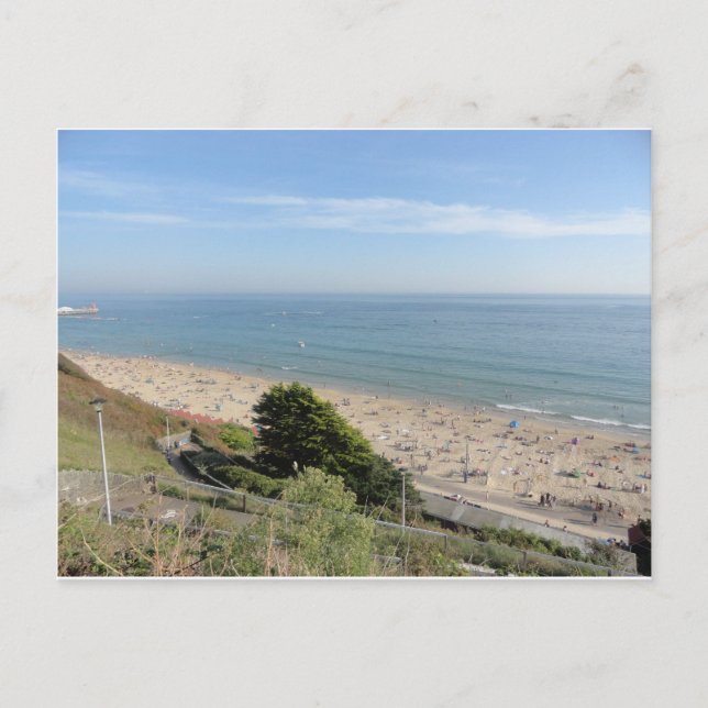 Bournemouth Beach Vykort (Framsida)