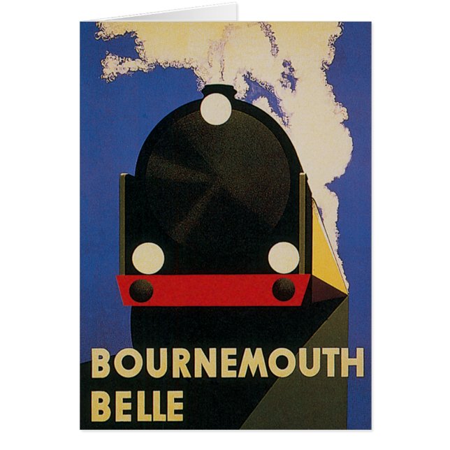 Bournemouth Belle Hälsningskort (Framsidan)