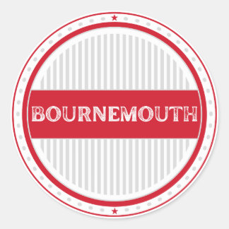 Bournemouth City Pride Emblem – engelsk identitet Runt Klistermärke