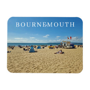 Bournemouth-strandvisare, kylmagnet magnet