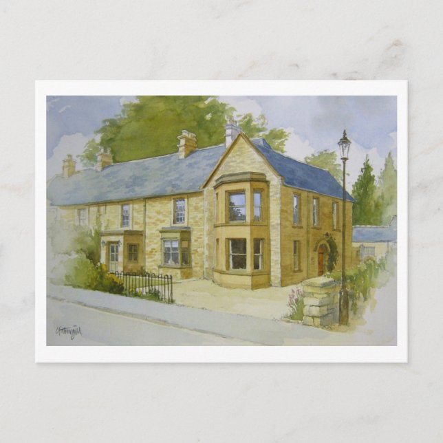 Bourton House Postcard Vykort (Framsida)