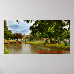 Bourton-på--Vatten Cotswolds, England Poster