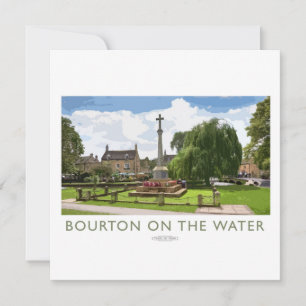 Bourton på Vatten-järnvägen Poster Julkort