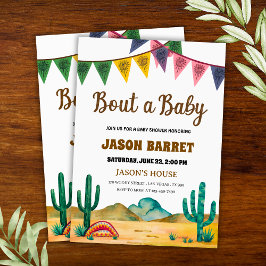 "'Bout a Baby' Southwest Baby Shower Inbjudningar