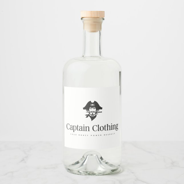 bouteillde liqueur spritflaskor etikett (Framsida)