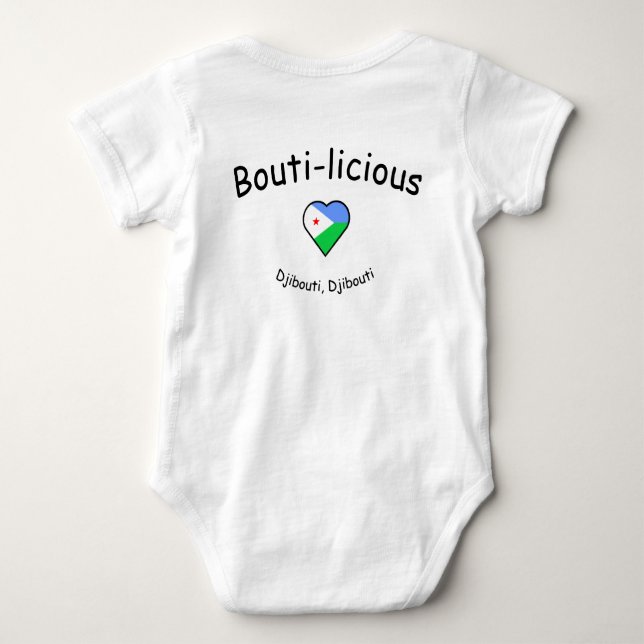 Bouti-licious Baby Crawler T Shirt (Baksida)