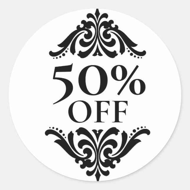 Boutique-butikens procentenhet av etiketter (Framsida)