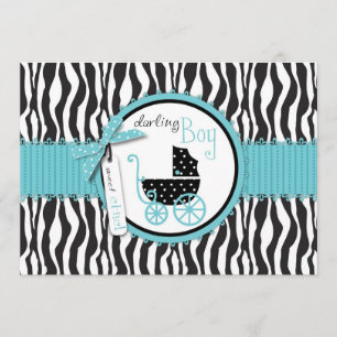 Boutique Chic Boy Card B2 Meddelande