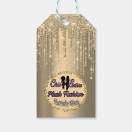 Boutique Clothing Pris Märkre Guld Drips SisterLog Presentetikett