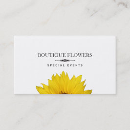 Boutique Flowers | Sol Blommor, enkla Visitkort
