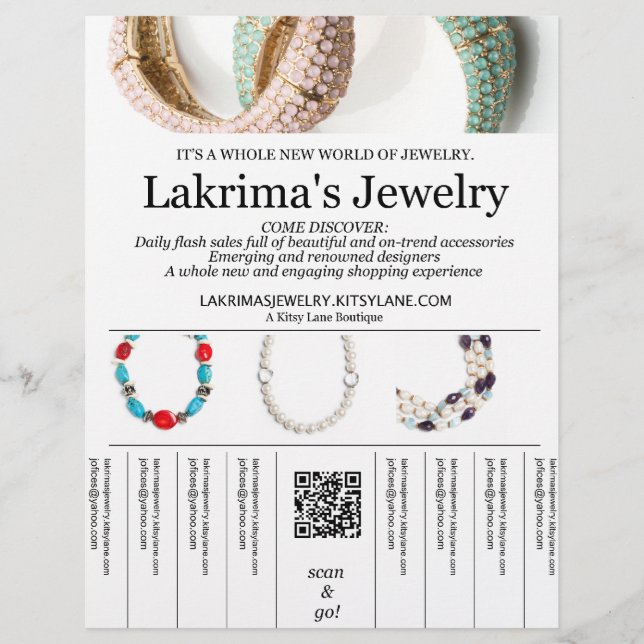 Boutique Flyer (Framsidan)