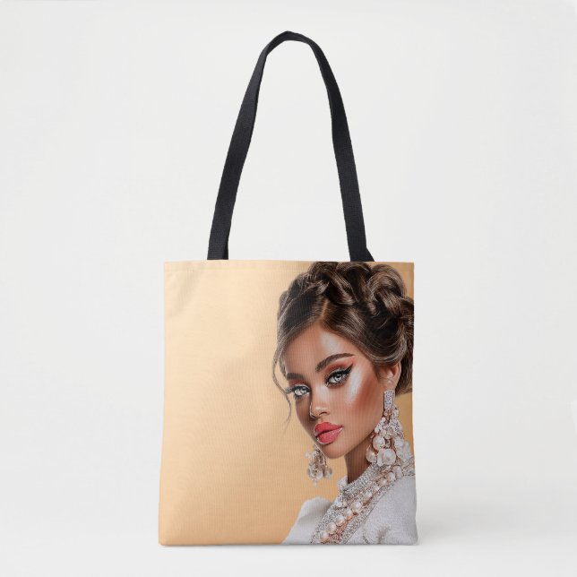 Boutique Glam Tote Tygkasse (Framsida)