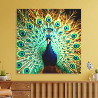 Boutique konsttryck – Dimensionell elegans i blomn Canvastryck