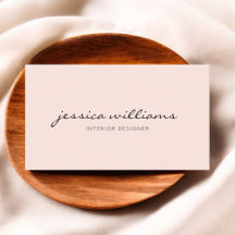 Boutique Minimal kalligrafi rosafärgad