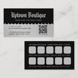 Boutique Reward QR-Affärskort Visitkort