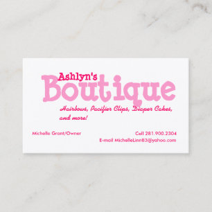 Boutique Visitkort