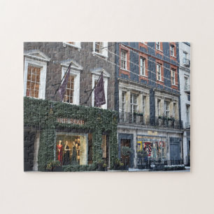Boutiques längs Bruton Street, Mayfair, London, Fö Pussel
