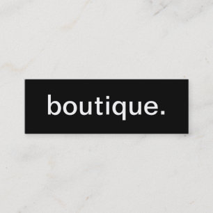 Boutiquevisitkort Mini Visitkort
