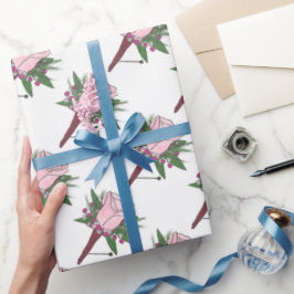 Boutonniere Rosa ros Bröllop Flower Groom Blommigt Presentpapper