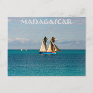 Boutre à Madagascar Vykort