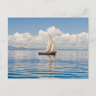 Boutre malgache vykort