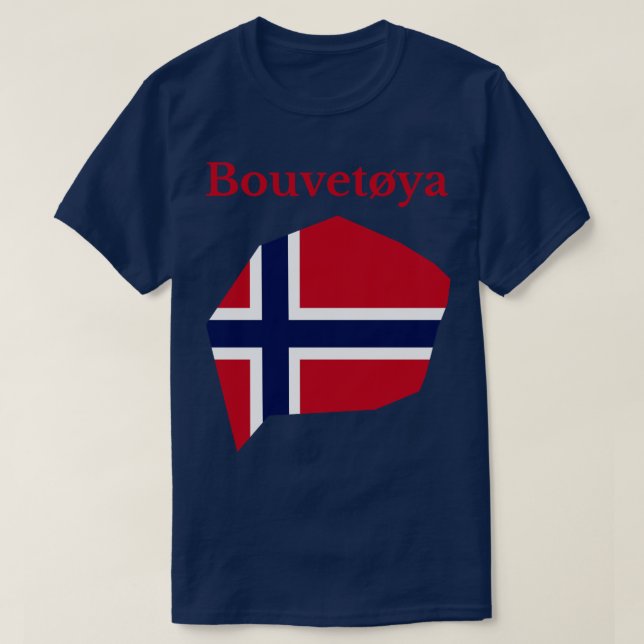 Bouvet Island Norge T Shirt (Design framsida)