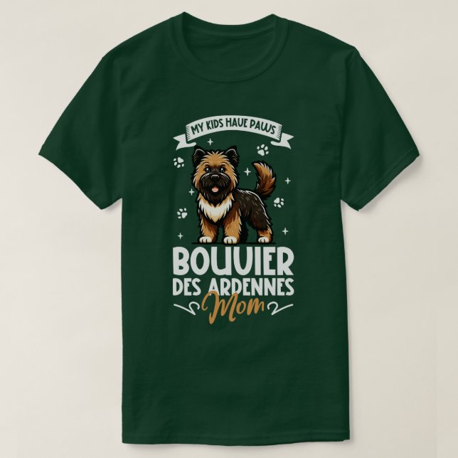 Bouvier des Ardennes mamma T Shirt (Design framsida)