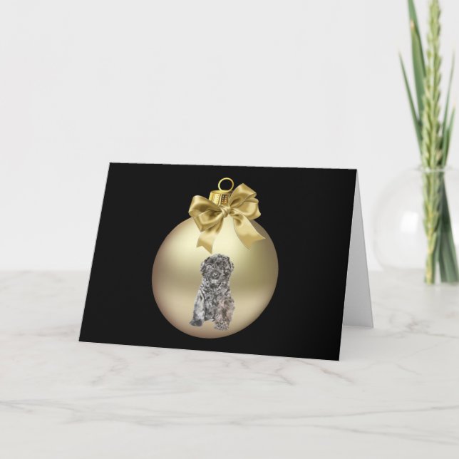 Bouvier des Flanders Helgkort (Framsida)