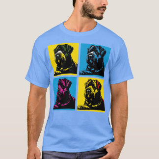 Bouvier des Flandres Art Hund älskare Gifts 1 T Shirt