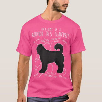 Bouvier Des Flandres Hund Anatomy T Shirt