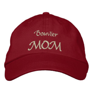 Bouvier des Flandres Hund MAMMA Broderad Keps