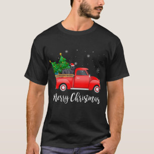 Bouvier Des Flandres Hund Riding Red Lastbil T Shirt