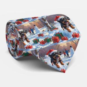 Bouvier des Flandres Jul Firad Snö Scen Slips