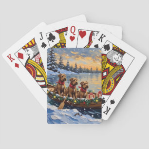 Bouvier des Flandres julbåt semester Casinokort