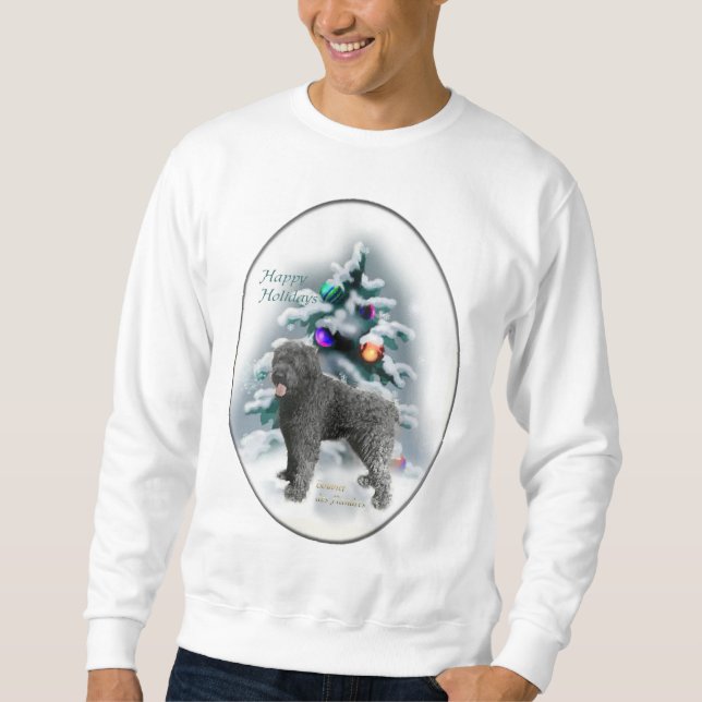 Bouvier des Flandres julklappar Sweatshirt (Framsida)