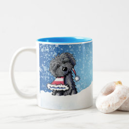 Bouvier des Flandres julmugg Två-Tonad Mugg