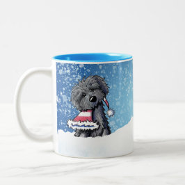Bouvier des Flandres julmugg Två-Tonad Mugg