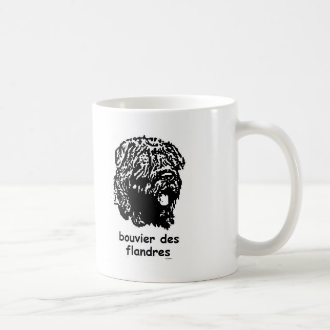 Bouvier des Flandres Kaffemugg (Höger)