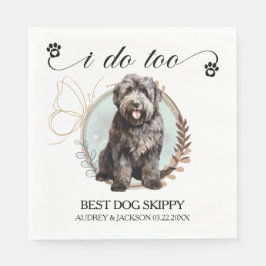 Bouvier des Flandres Napkin med Hundar Photo Pappersservett