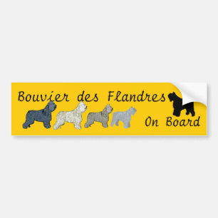 Bouvier des Flandres ombord Bildekal