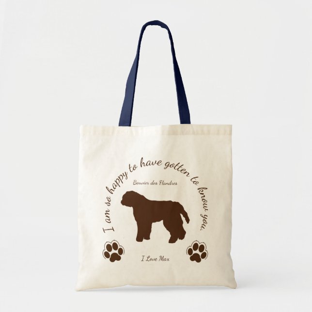 Bouvier des Flandres Original bag Tygkasse (Framsidan)