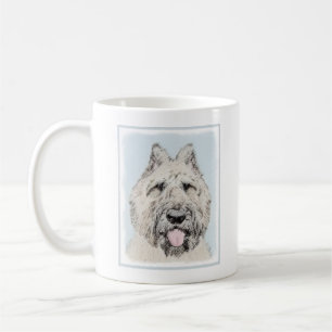 Bouvier des Flandres Painting - Original Hund Art Kaffemugg